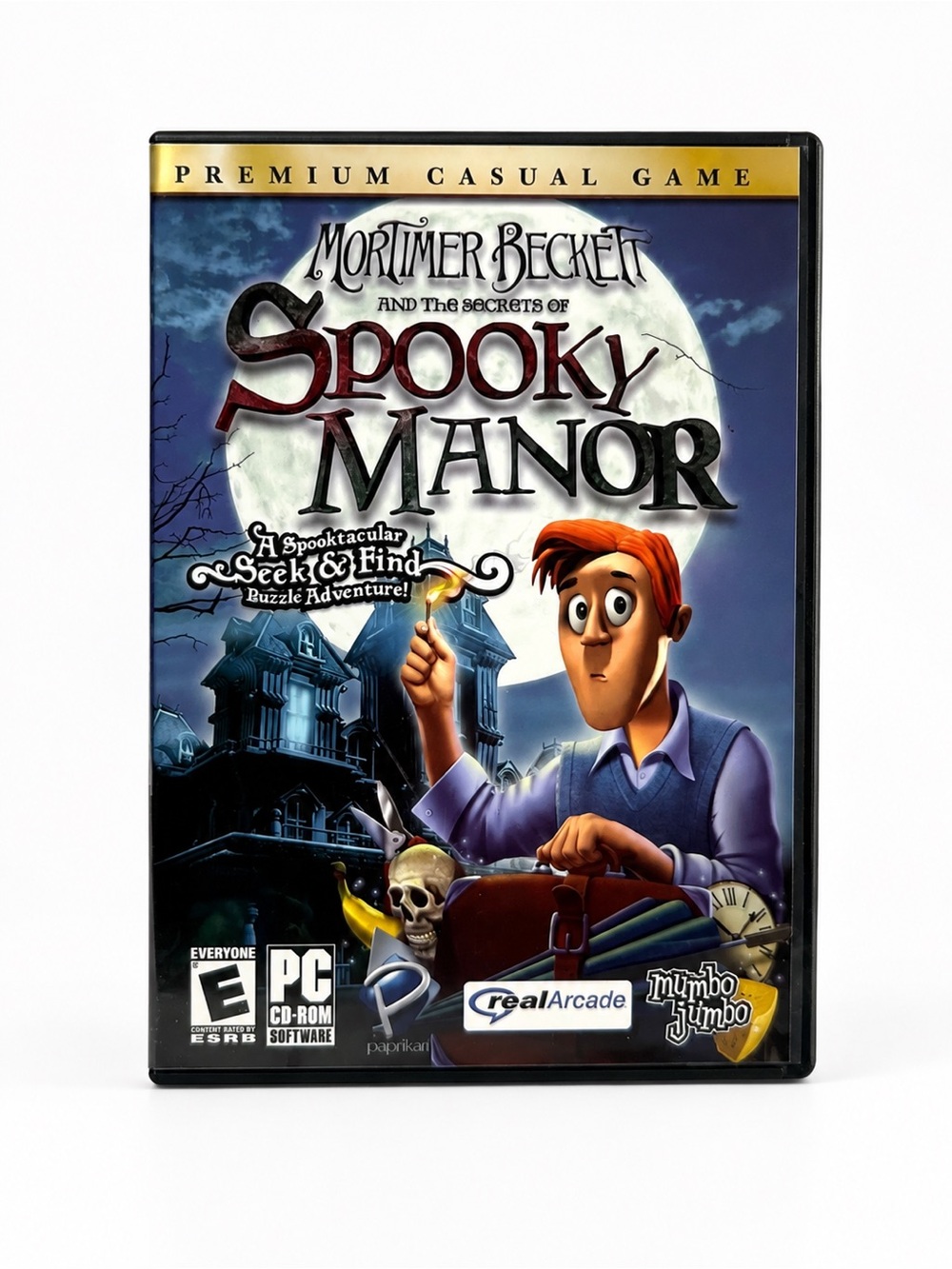 Mortimer Beckett and the Secrets of Spooky Manor PC CD-ROM Game Like New